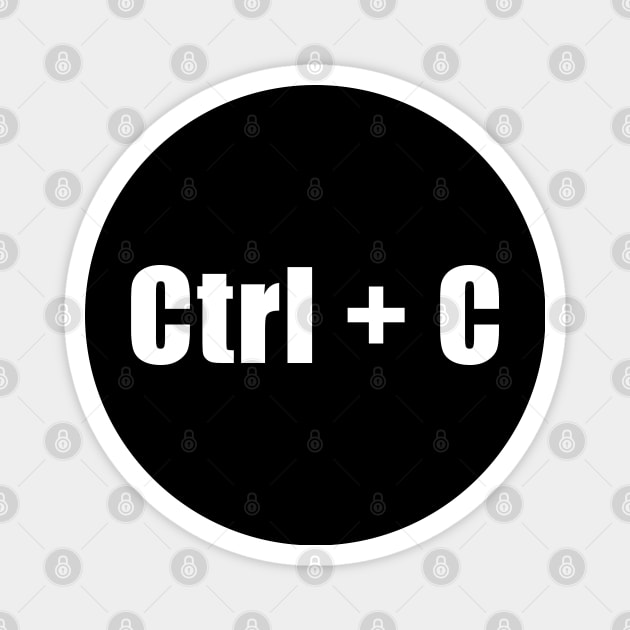 Funny Ctrl C Copy Magnet by adik